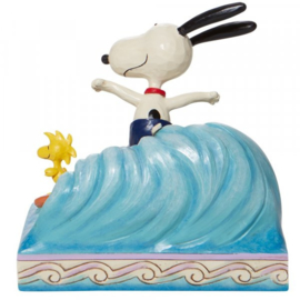 Snoopy & Woodstock Surfing * H14cm Jim Shore 6010114 , retired , aanbieding