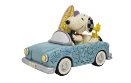 "Sunny Drives and Surfing Waves" Snoopy H12cm Jim Shore 6016272