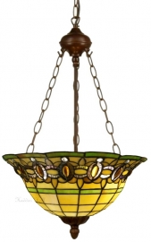 5805 8842 * Hanglamp Tiffany Ø40cm  "Olive"