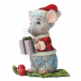 Christmas Mouse Mini Figurine H9cm Jim Shore 6006663 retired