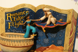 Aladdin Storybook  Romance Takes Flight H16cm Jim Shore 6001270 retired *