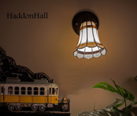 6205 * Wandlamp met Tiffany kap Ø13cm Dame Blanche