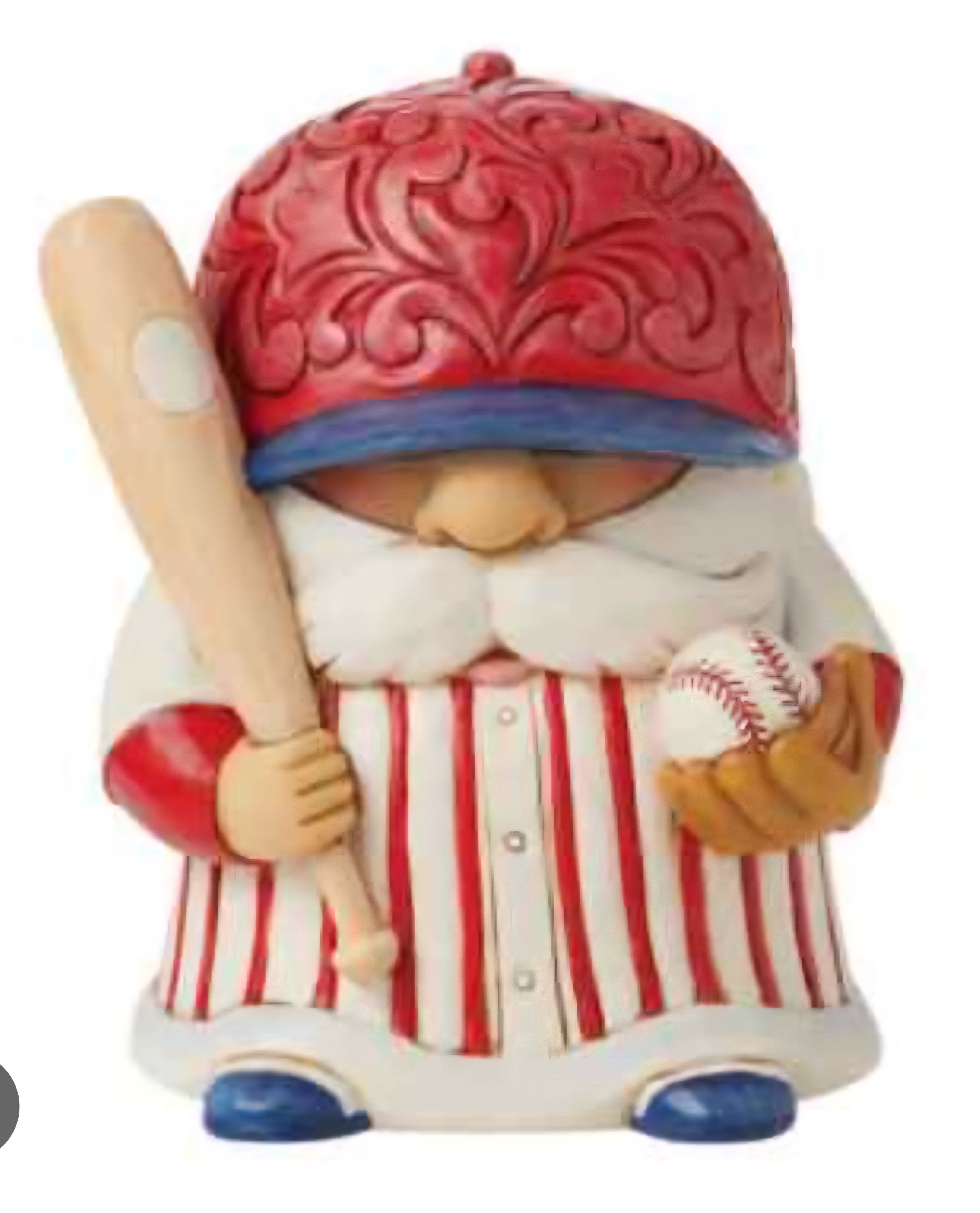 Gnome Sport Baseball Player  H10cm Jim Shore 6014483 , retired, beperkte voorraad
