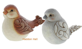 Sparrow & Grey Bird H11,5cm Set van 2 Jim Shore figurines