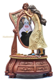 Ariel - Vanessa Vanity Scene (Ursula in Mirror) "Sinister Reflections" H21,5cm Jim Shore 6016343