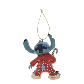 Stitch in Christmas Pjs Ornament H10cm Jim Shore 6017543