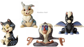 Mini Figurines Set van 4  Figaro Thumper Rafiki Pegasus  Jim Shore *