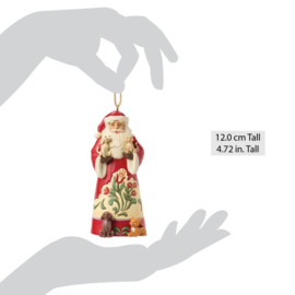 Santa with Pets Ornament H12cm Jim Shore 6017034