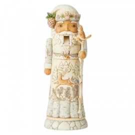 White Woodland Nutcracker * H27cm Jim Shore 6004171 Notenkraker SUPERAANBIEDING