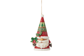 Gnome Santa with Gift Ornament H11cm Jim Shore 6015544 *