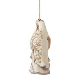 White Woodland Nativity Ornament * H9cm Jim Shore 6015165