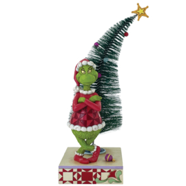 Grinch with Sissal Tree H31cm Jim Shore 6017065