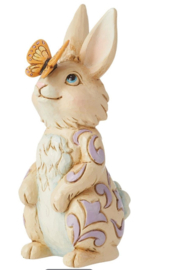 Mini Bunny with Butterfly H10cm Jim Shore 6014394
