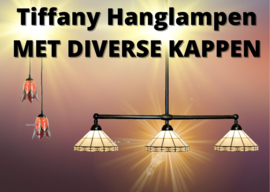 Hanglampen met diverse kappen