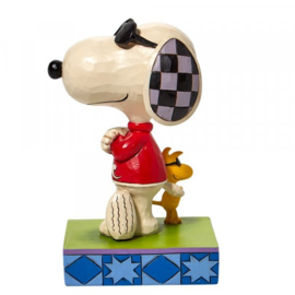 Joe Cool Snoopy & Woodstock * H8cm Jim Shore 6010115 Peanuts 