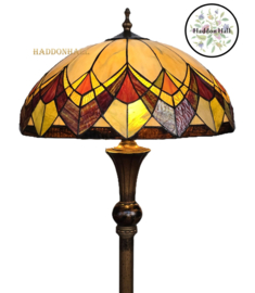 7891  Vloerlamp Staandelamp H164cm met Tiffany kap Ø50cm Blossom '