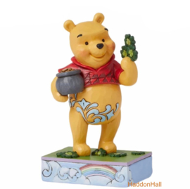 Winnie The Pooh with Cloves "Lucky Bear" H12cm Jim Shore 6016335