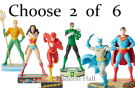 Choose 2 of 6  Jim Shore DC Comics Zilver Age figurines