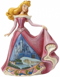 Aurora "Once Upon a Kingdom"  16cm Jim Shore 4045242 Castle Dress retired  *