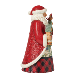 Highland Glen Santa with Birdhouse  H28cm Jim Shore 6015440, retired