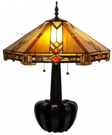 5423 Tafellamp Tiffany H72cm Ø58cm Durban 