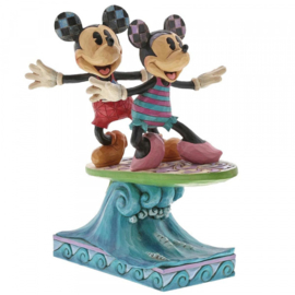Mickey & Minnie   Surf's Up   19cm Jim Shore 6001275 retired * aanbieding