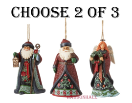 Holiday Manor - Set van 2 Hanging Ornaments - Kies 2 van 3 - Jim Shore * retired