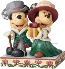 Mickey & Minnie Elegant Excursion H16cm Jim Shore 6002829 retired , laatste exemplaren *