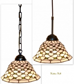 505 Hanglamp Tiffany Ø25cm  Ketting of Textielsnoer Jewel