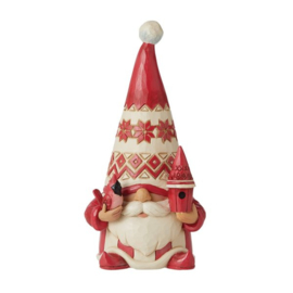 Nordic Noel Gnome with Birdhouse H19cm Jim Shore 6010836 retired *