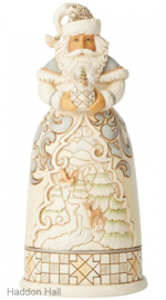 White Woodland Santa * H22cm  Retired  Jim Shore 6004170 AANBIEDING laatste exemplaren