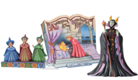 Aurora -  Set van 3 beelden - Fairies , Storybook & Maleficent - Jim Shore retired *