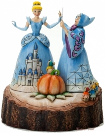 CINDERELLA "Magical Transformation"  *22 cm* Jim Shore 4037503, retired beeld  uit 2013. verkocht
