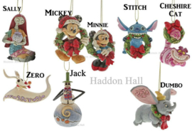 Hanging Ornaments - Set van 8  - Jim Shore Disney Traditions *