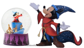 Mickey Fantasia - Hoog: 20cm - Set van 2 - Disney Showcase, retired *