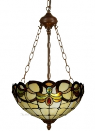 5764-8842 * Hanglamp Tiffany Ø40cm Golden Flower