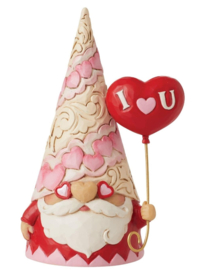 Gnome Holding Balloon Heart H11cm Jim Shore 6014382 limited stock