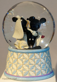 MICKEY & MINNIE "Happily Ever After" H18cm Jim Shore Waterbal 4059185 retired *