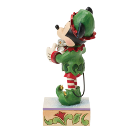 Mickey "Elf on Track" H19,5cm Jim Shore 6018712 PREORDER