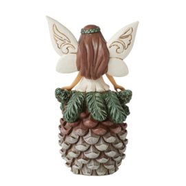 Fairies - Set van 3 Jim Shore beelden H 15cm - Leaf,  Pinecone & Mushroom Skirt aanbieding *