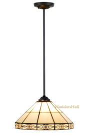 3087 Pendant Zwart met Tiffany kap Ø32cm Serenity