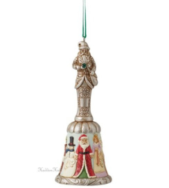 Santa Through The Years Bell Ornament H13cm Jim Shore 6010830