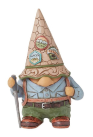 Gnome Hiking  H14cm Jim Shore 6016372 , retired