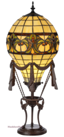 KT19 Tafellamp Tiffany H70cm Ø27cm Luchtballon Monteglin