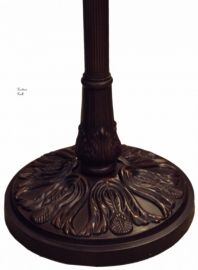 5345 9459 * Vloerlamp Tiffany Ø50cm Black Butterfly  Bolling in de voet