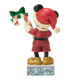 Mickey with Candy Cane "Pepermint Magic" H13,5cm Jim Shore 6018711 PREORDER