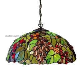 TT120 * Hanglamp Tiffany Ovaal 40x30cm Grapes