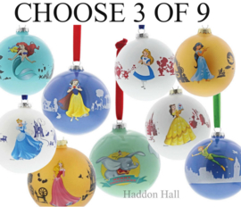 Disney Kerstballen Ø10cm - Kies 3 van de 8 - Enchanting Disney retired