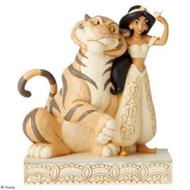 Jasmine and Rajah  White Woodland  H19cm Jim Shore 6002817 retired * 