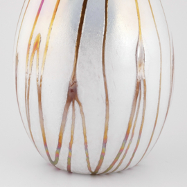 Vaas Jugendstil H23cm Ø13cm Golden Drops
